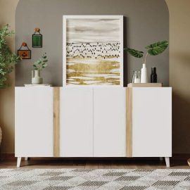 Aparador 160 Puzzle-Blanco_Muebles La Goleta