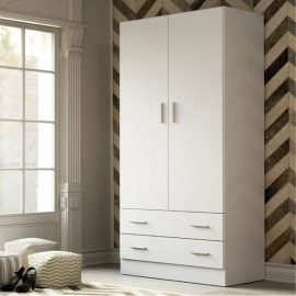 Armario 2ptas. y 2caj. Blanco