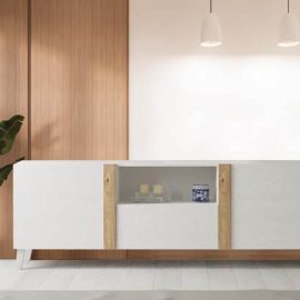 Bajo TV 180 Puzzle-Blanco_Muebles La Goleta