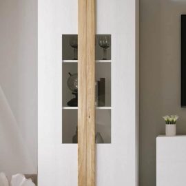Vitrina 80 Puzzle-Blanco_Muebles La Goleta